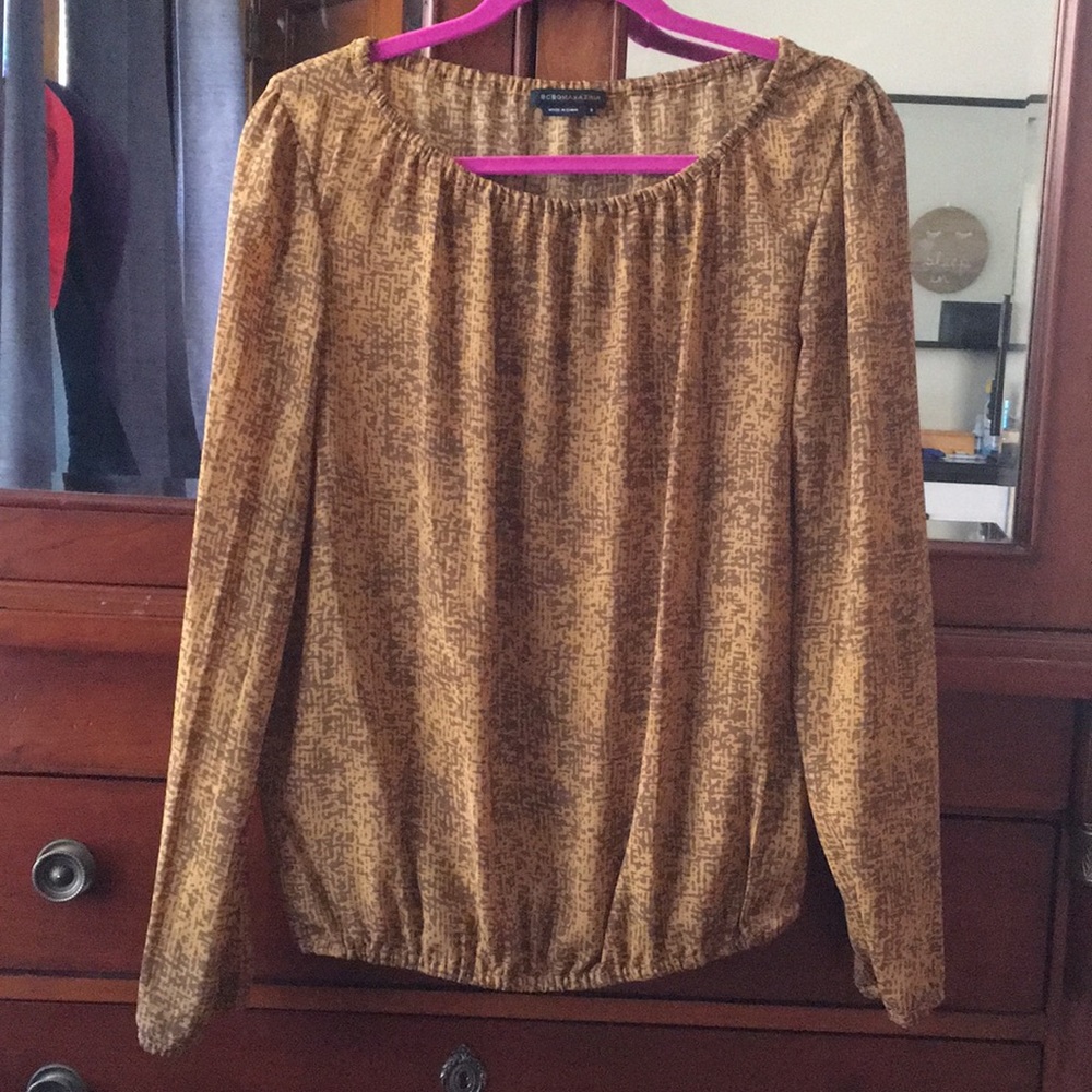 BCBG Maxazria Gold Blouse